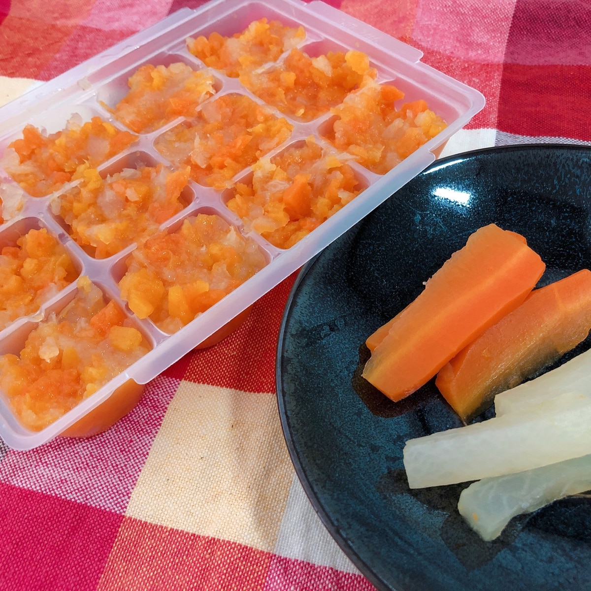 炊飯器で簡単 大根と人参の出汁煮 手づかみ離乳食 レシピ 作り方 By Y Mama 楽天レシピ 炊飯器で簡単 大根と人参の出汁煮 手づかみ離乳食 レシピ 作り方 By Y Mama 楽天レシピ